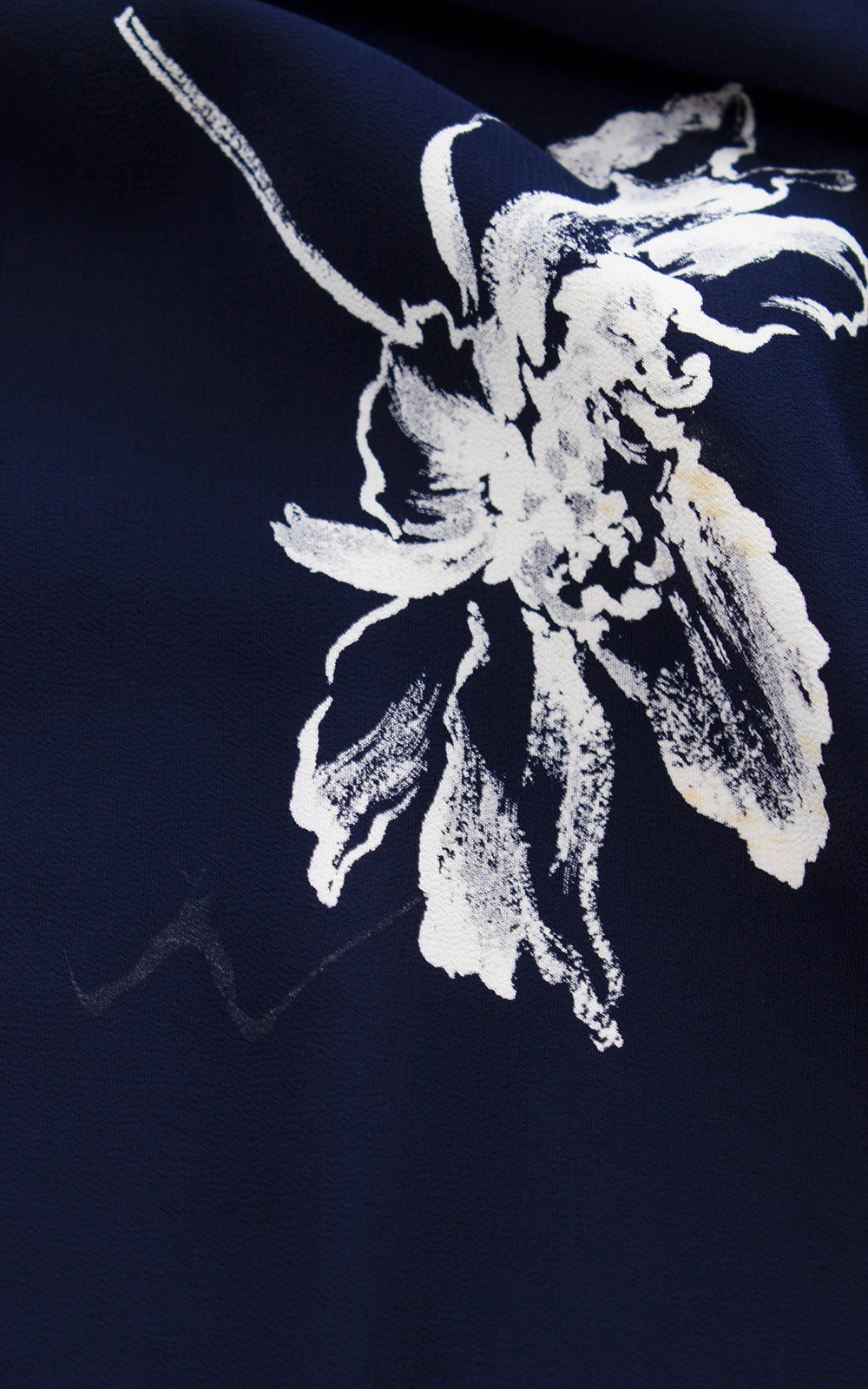 1940s Floral Rayon Crepe Shirtwaist Dress | medium