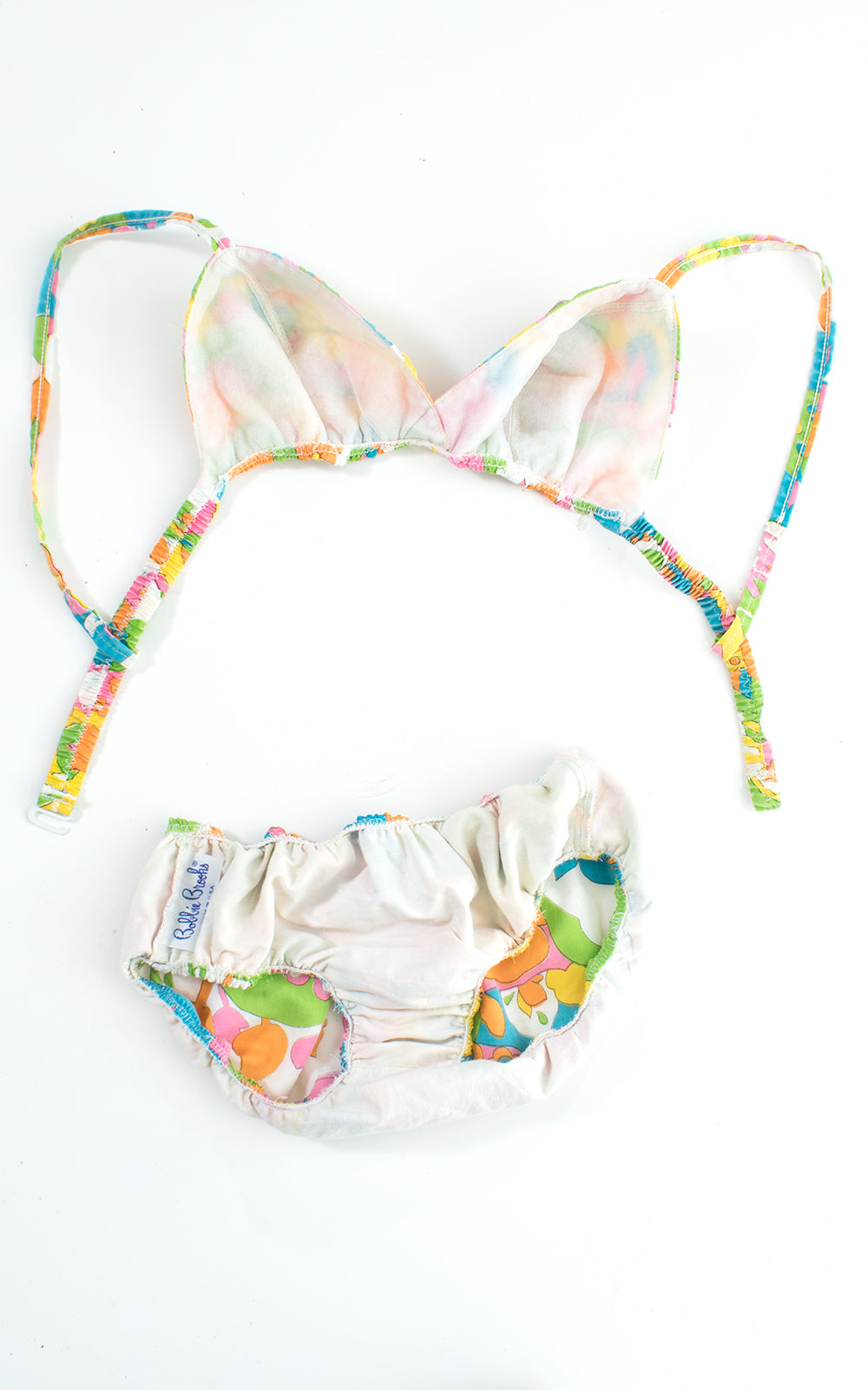 1960s Psychedelic Novelty Print Bikini
