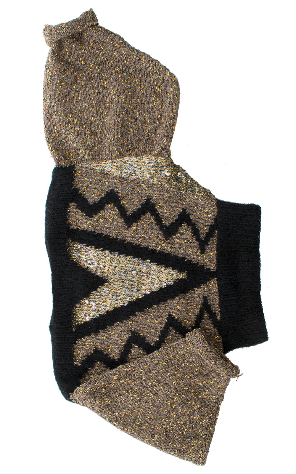 1980s Chunky Knit Sweater with Drama Mama Sleeves BirthdayLifeVintage