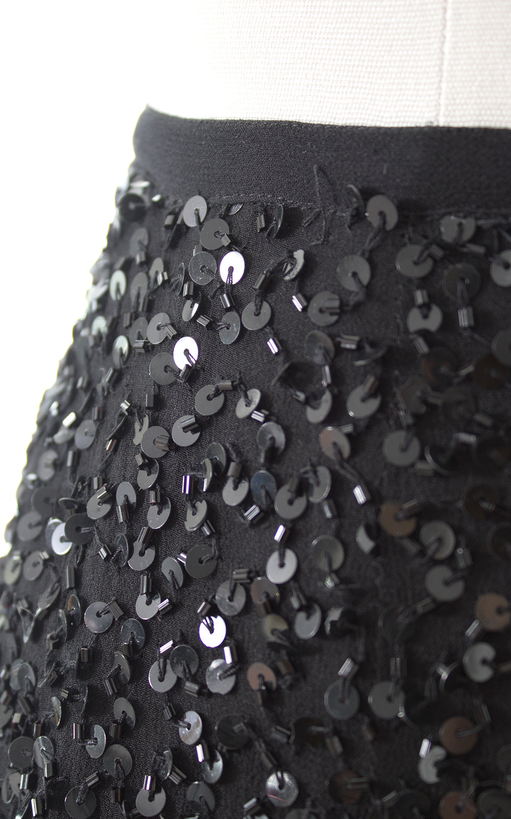 1980s Adrianna Papell Sequin Silk Chiffon Pants BirthdayLifeVintage