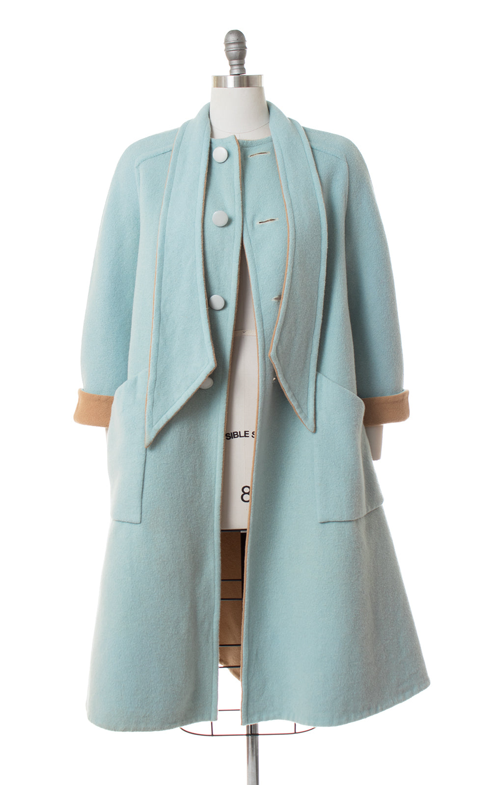 1960s Reversible A-Line Coat | medium