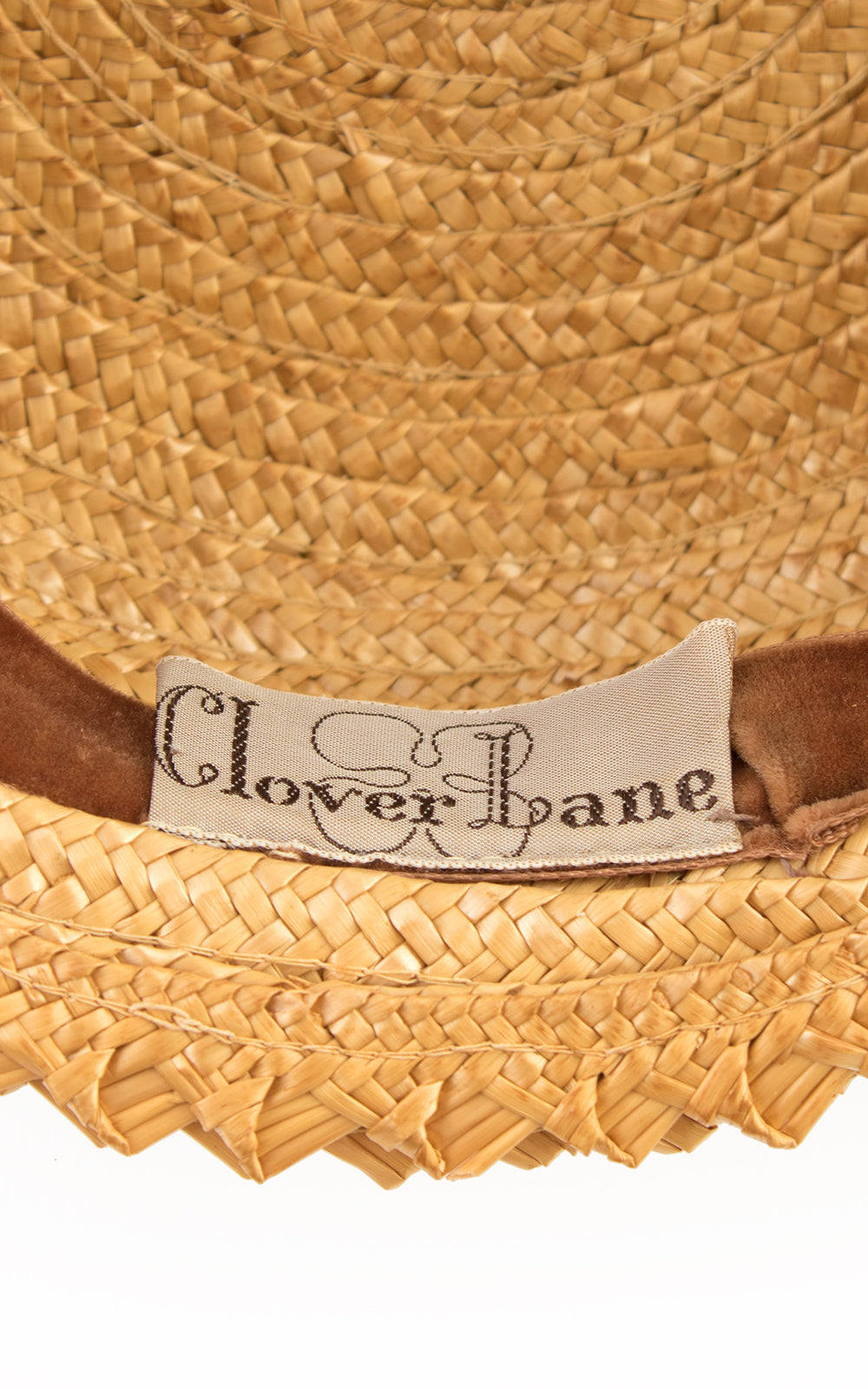 1950s Rose Berries & Feather Straw Hat
