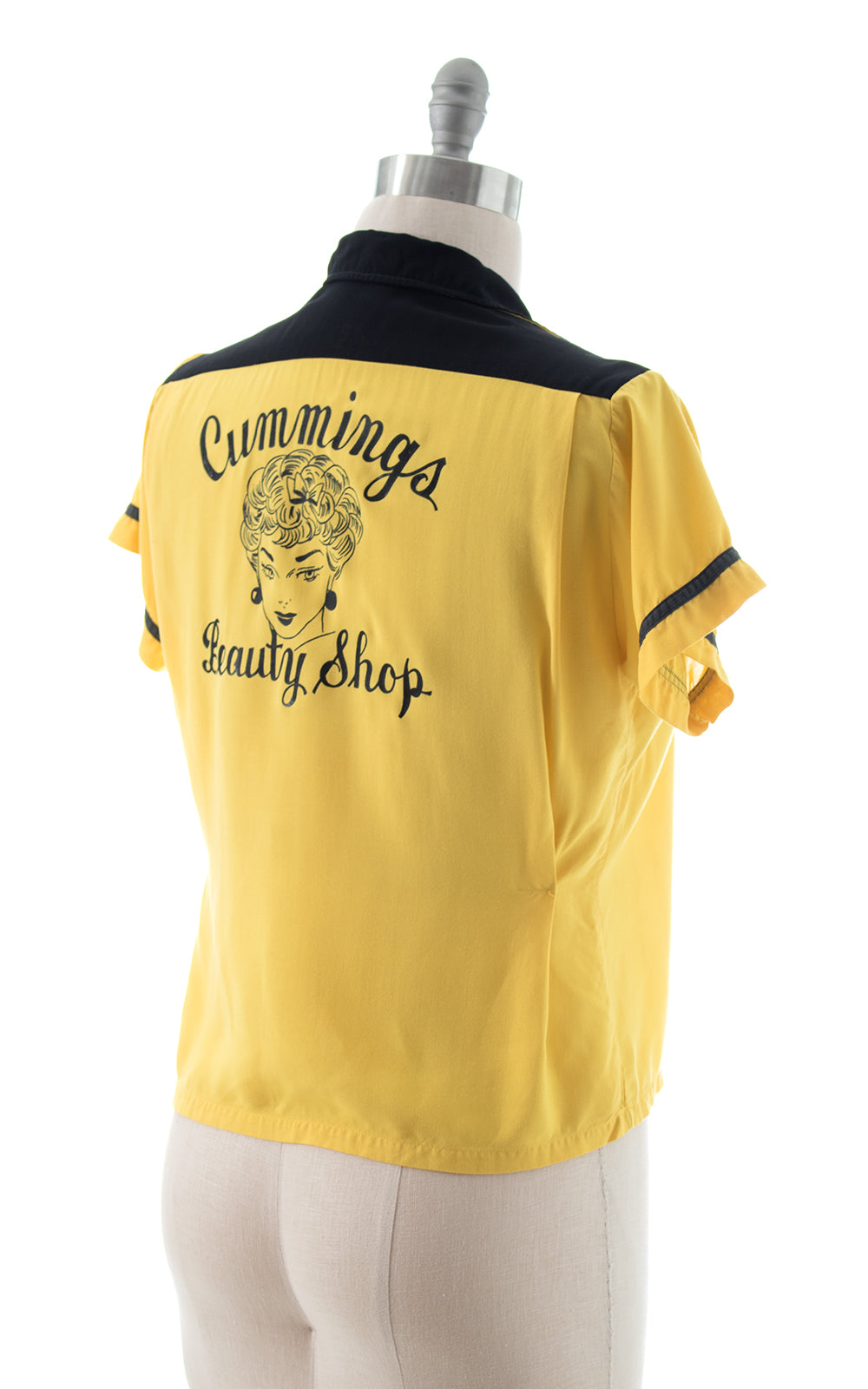 1950s Cummings Beauty Shop Bowling Shirt