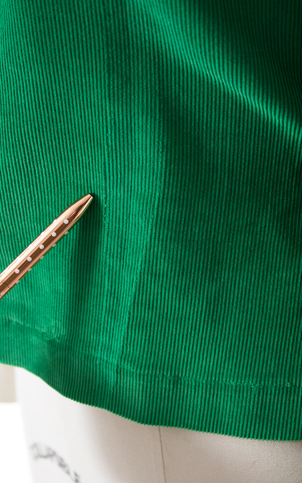 1950s Corduroy & Sequin Sailor Blouse