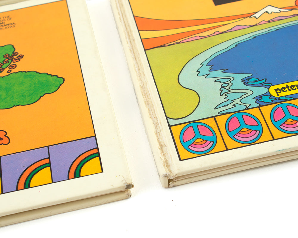 1970 Peter Max 1st Edition Illustrated Art Books