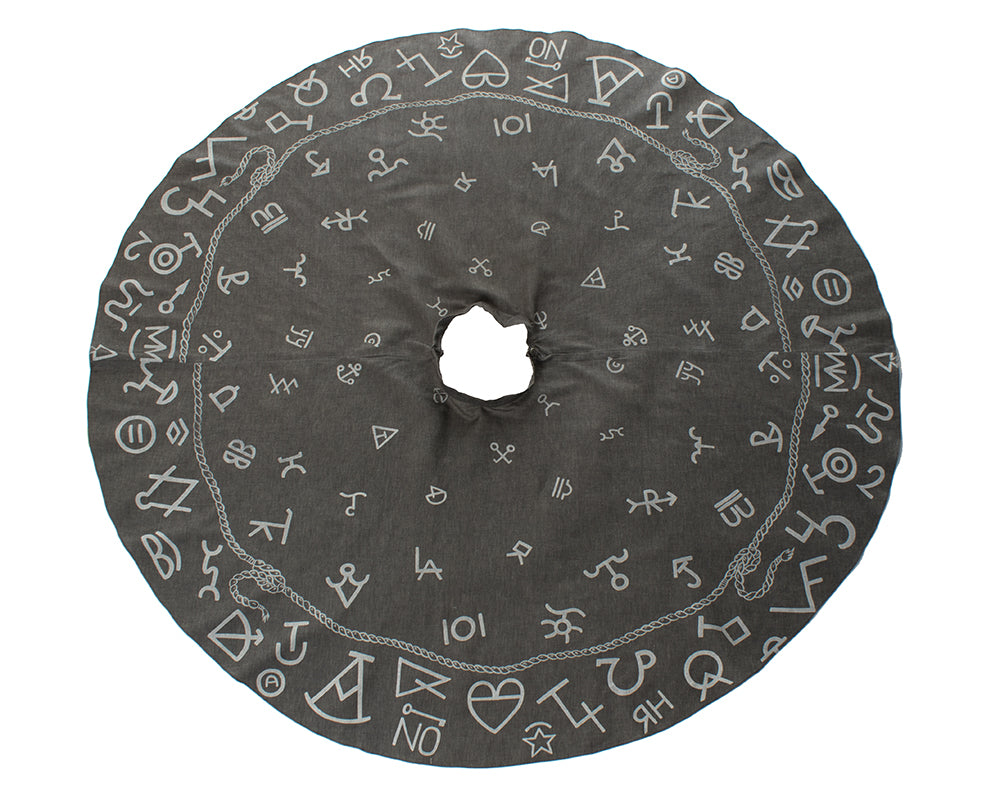 1950s Cattle Branding Novelty Print Circle Skirt