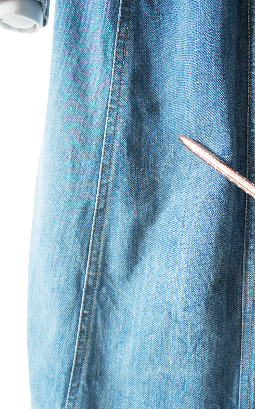 1970s Denim Coat Dress