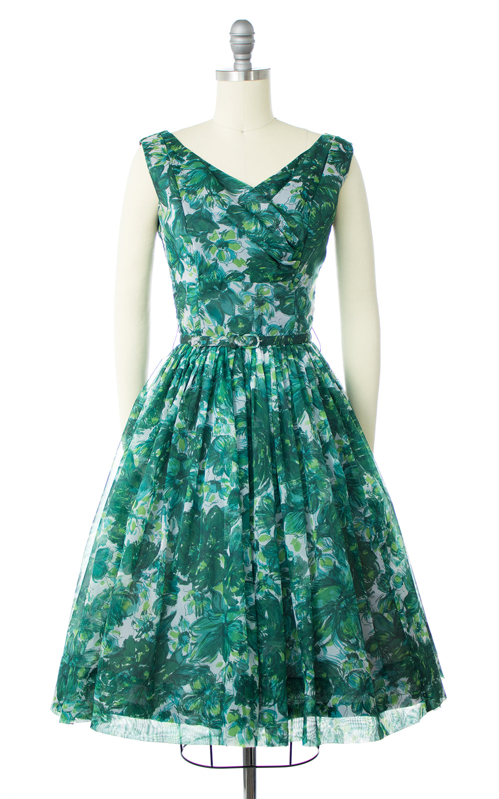 1960s Floral Chiffon Party Dress | x-small/small Birthday Life Vintage 1960s Floral Chiffon Party Dress | x-small/small Birthday Life Vintage