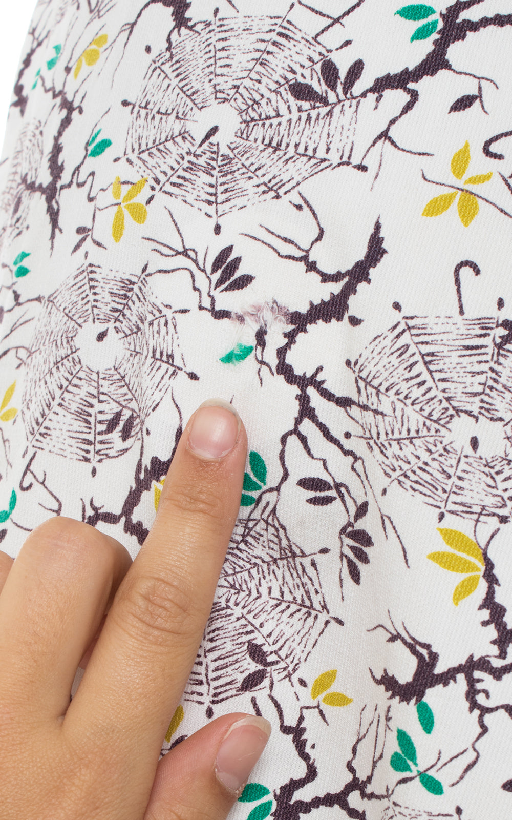 1940s Umbrella Novelty Print Sundress