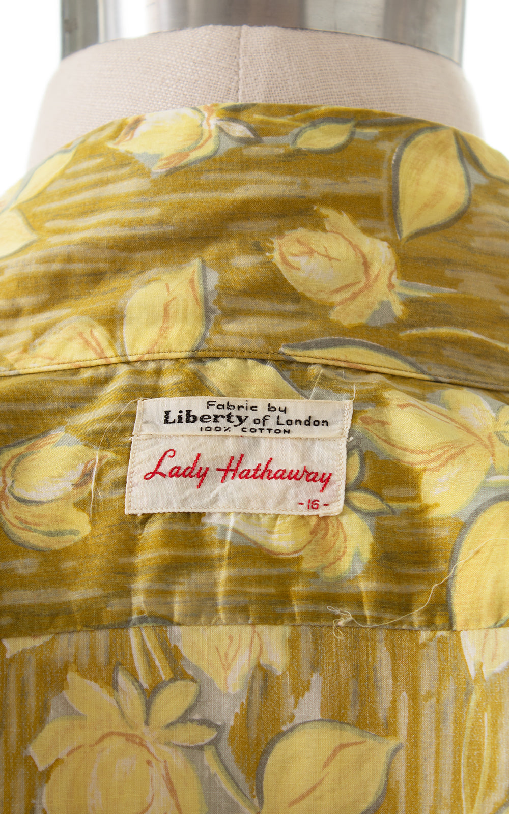 1950s 1960s Liberty of London Rose Blouse