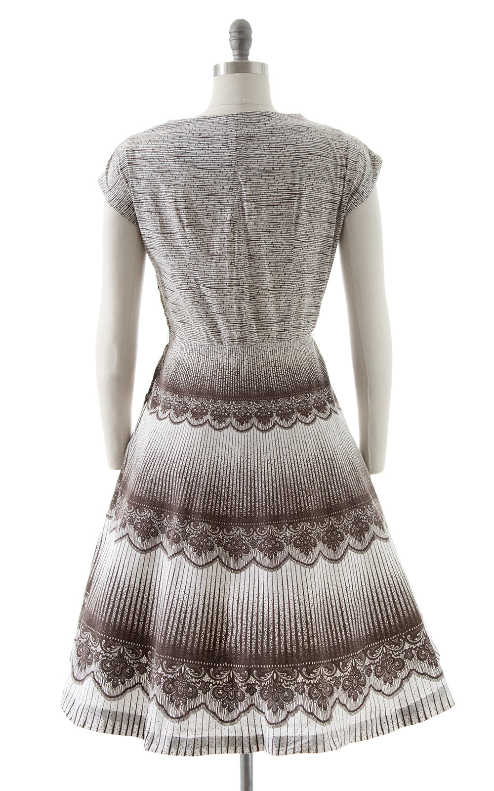 1950s Lace Trompe L'oeil Dress
