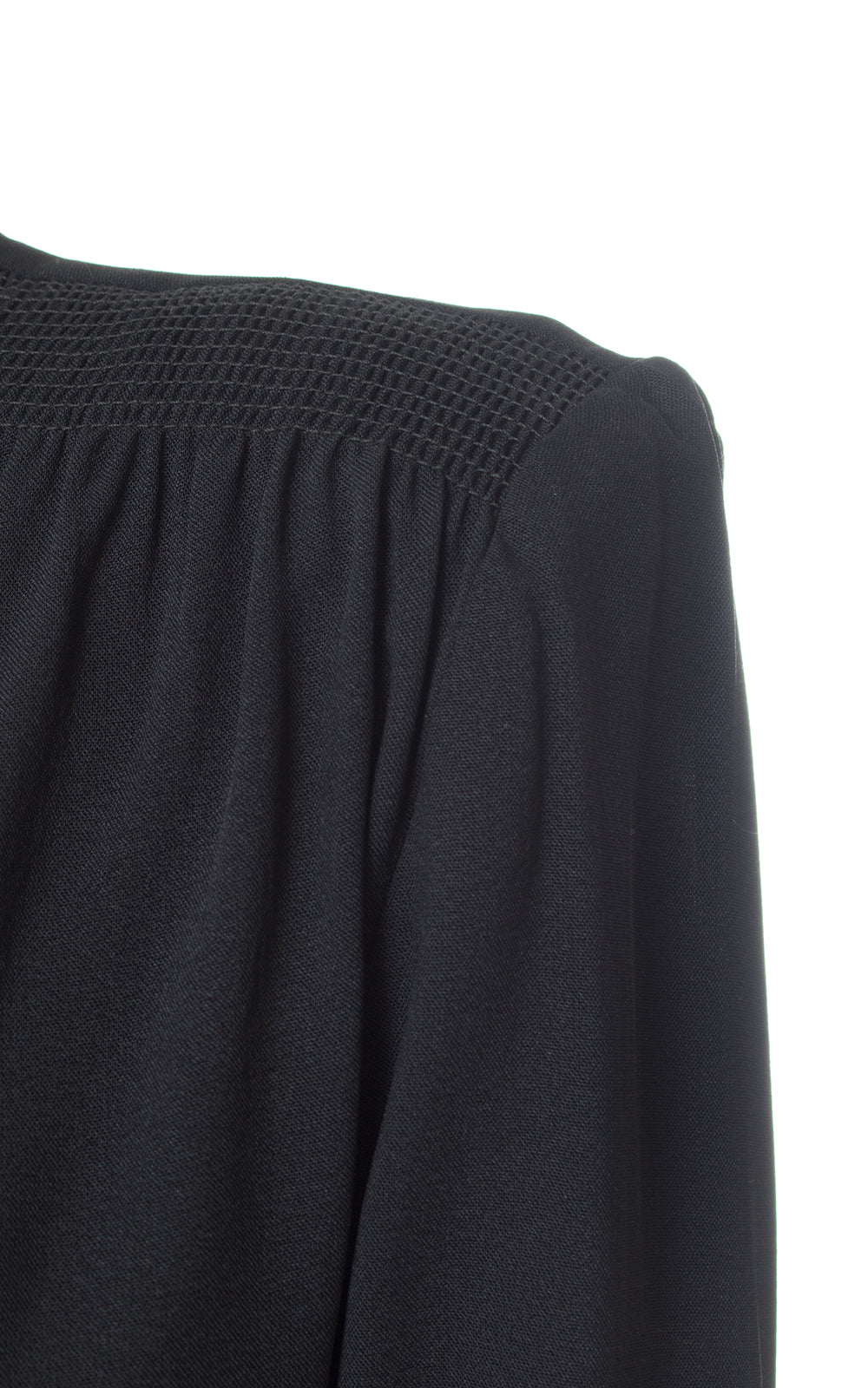 1940s Studs & Rhinestones Rayon Cocktail Dress