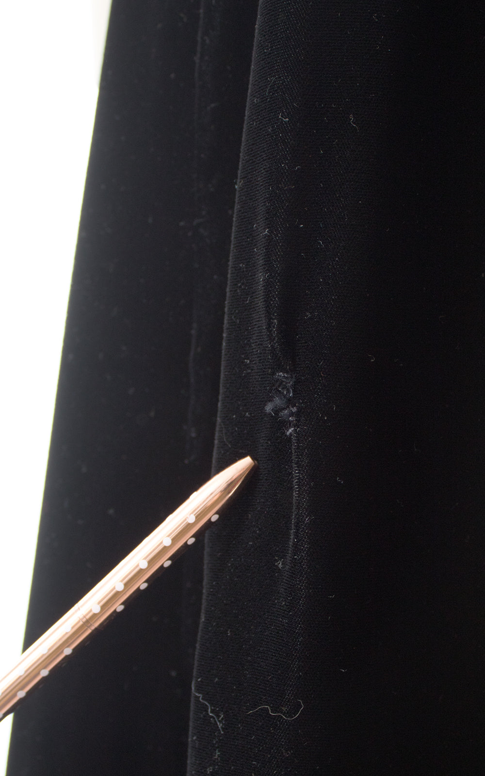 1970s does 1930s Black Velvet Flutter Sleeve Maxi Dress