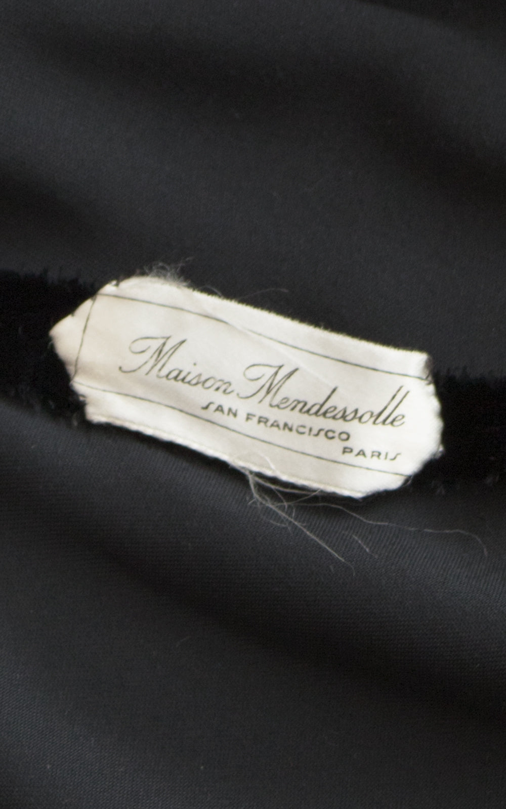 1930s Black Rayon Wide Sleeve Maxi Dress