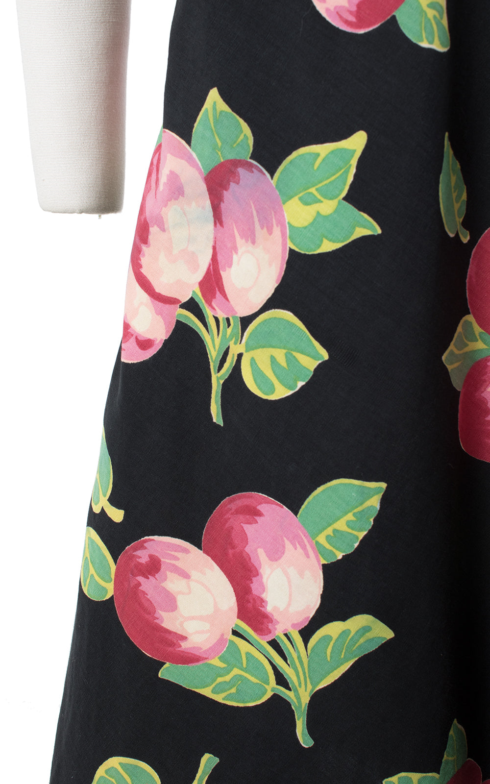 1950s Plum Printed Cotton Sundress and Bolero Set