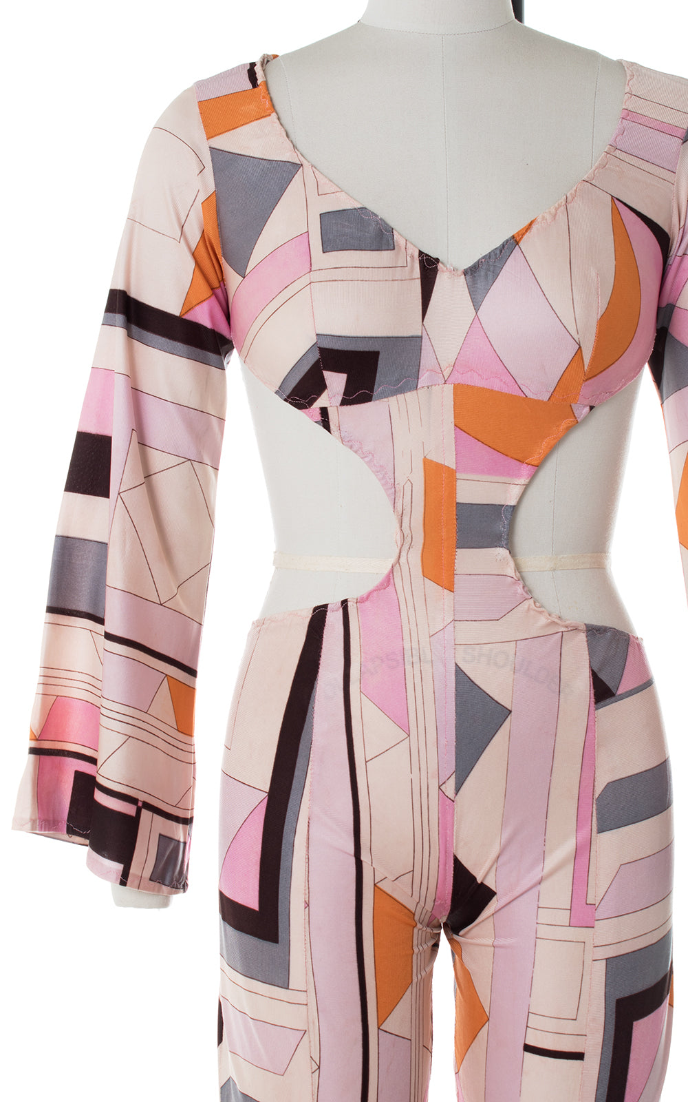 1960s Pucci Inspired Cutout Jumpsuit