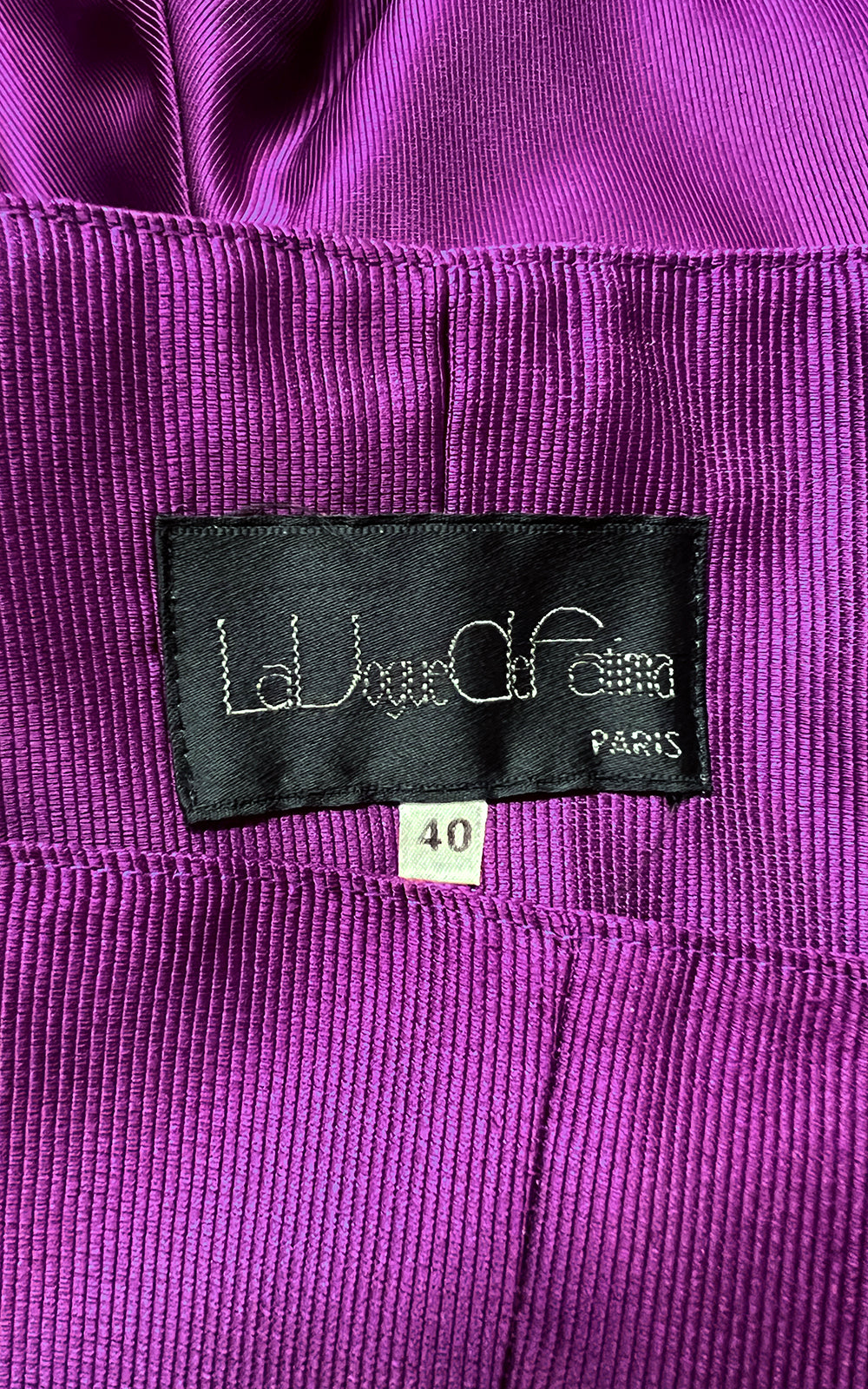 1970s Extra High Waisted Magenta Dress Pants | medium