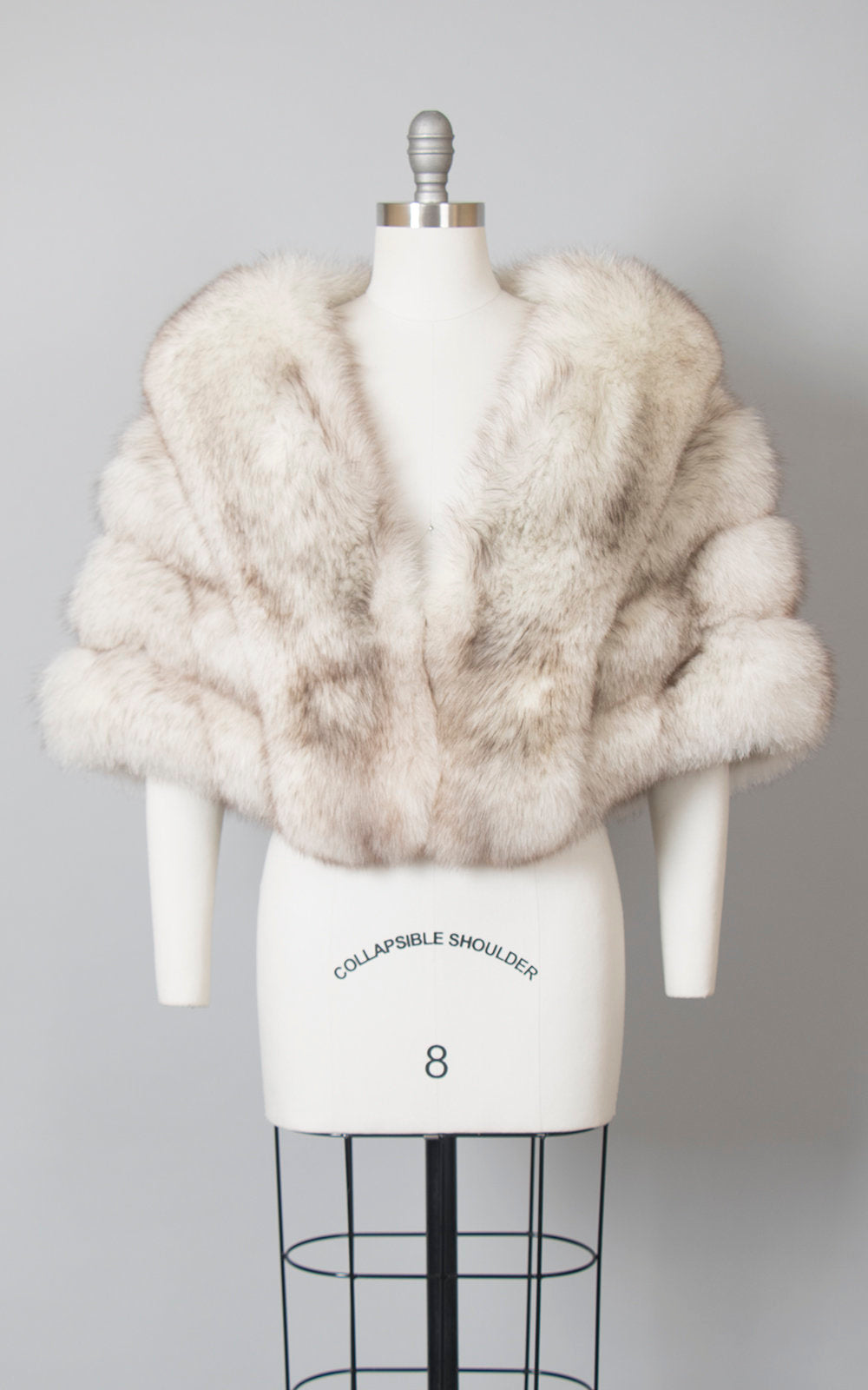 1950s Cream Fox Fur Stole medium/large – Birthday Life Vintage