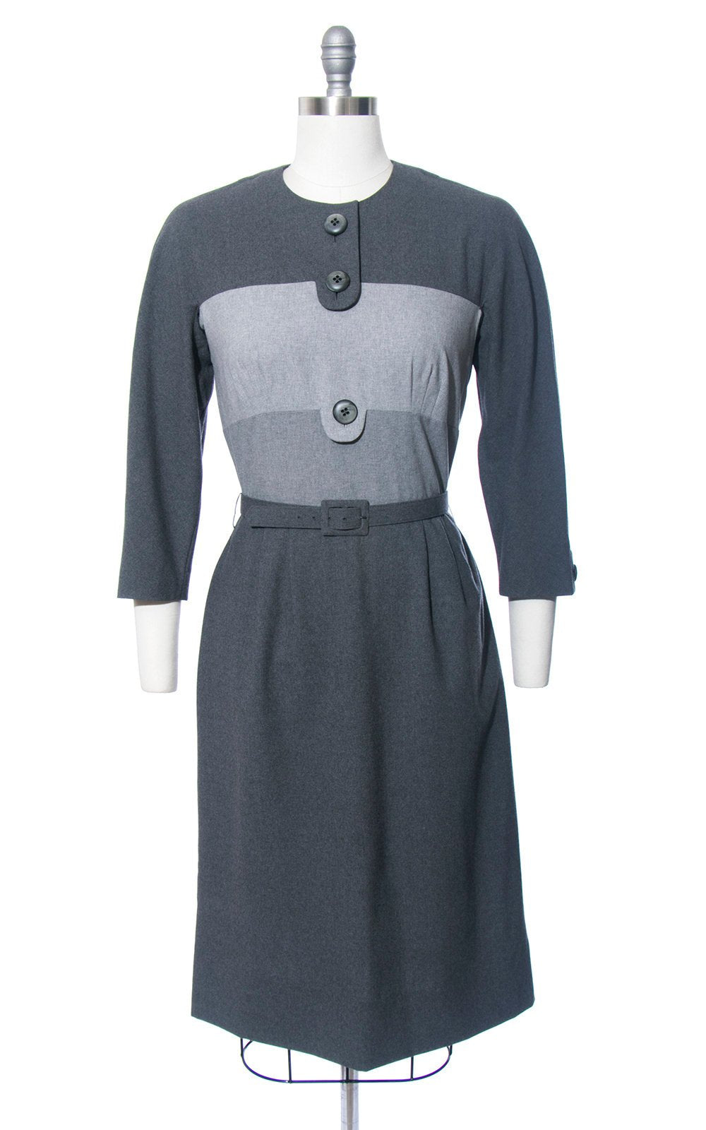 grey wiggle dress Y017345 Teal Grey Floral Wiggle Dress 6