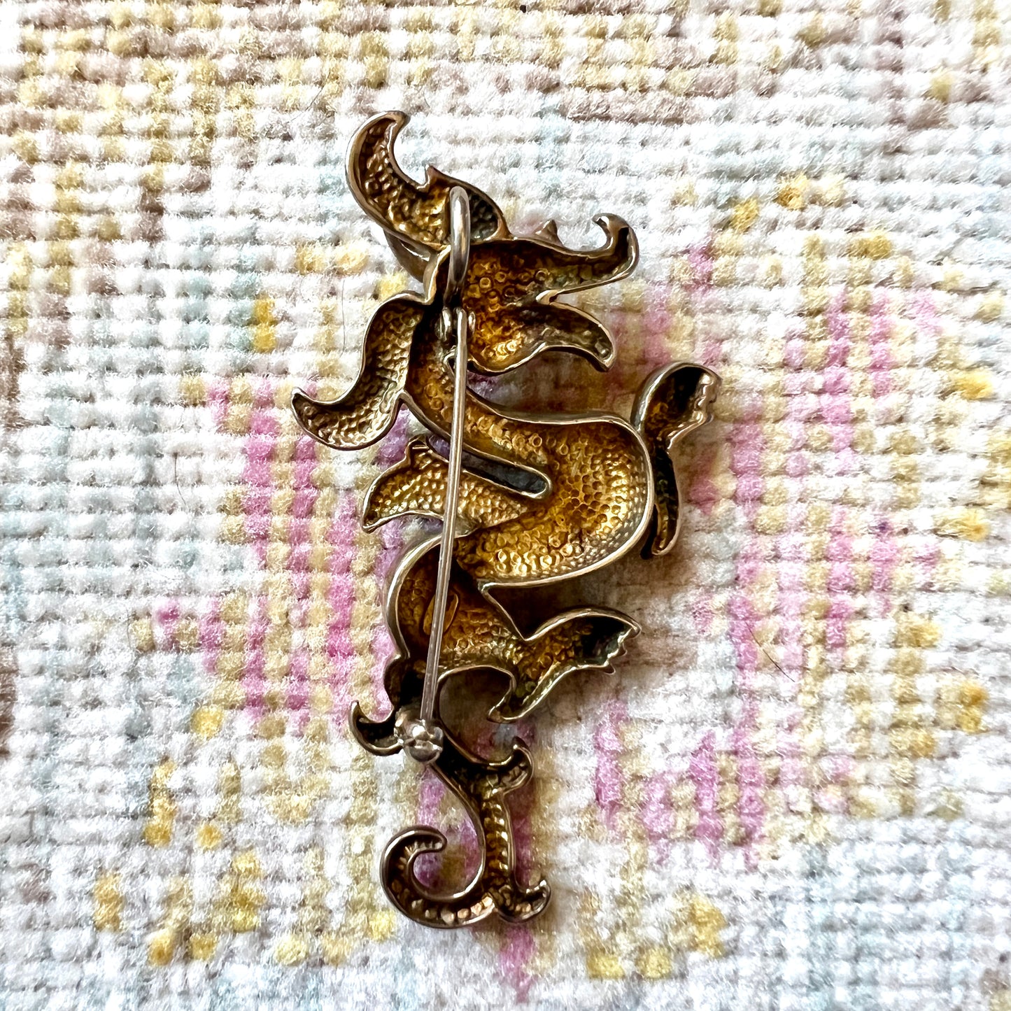 [AS-IS] Vintage MMA Silver Dragon Brooch or Pendant