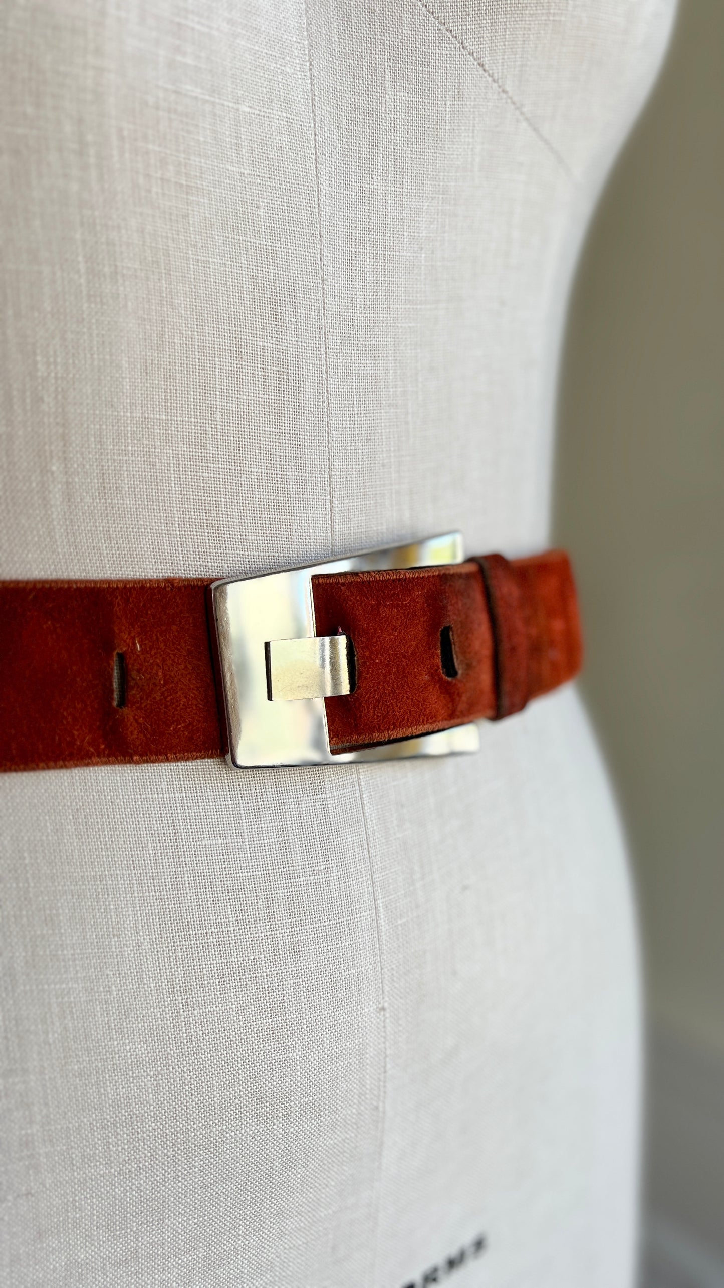 1970s Two-Tone Suede Belt | medium/large