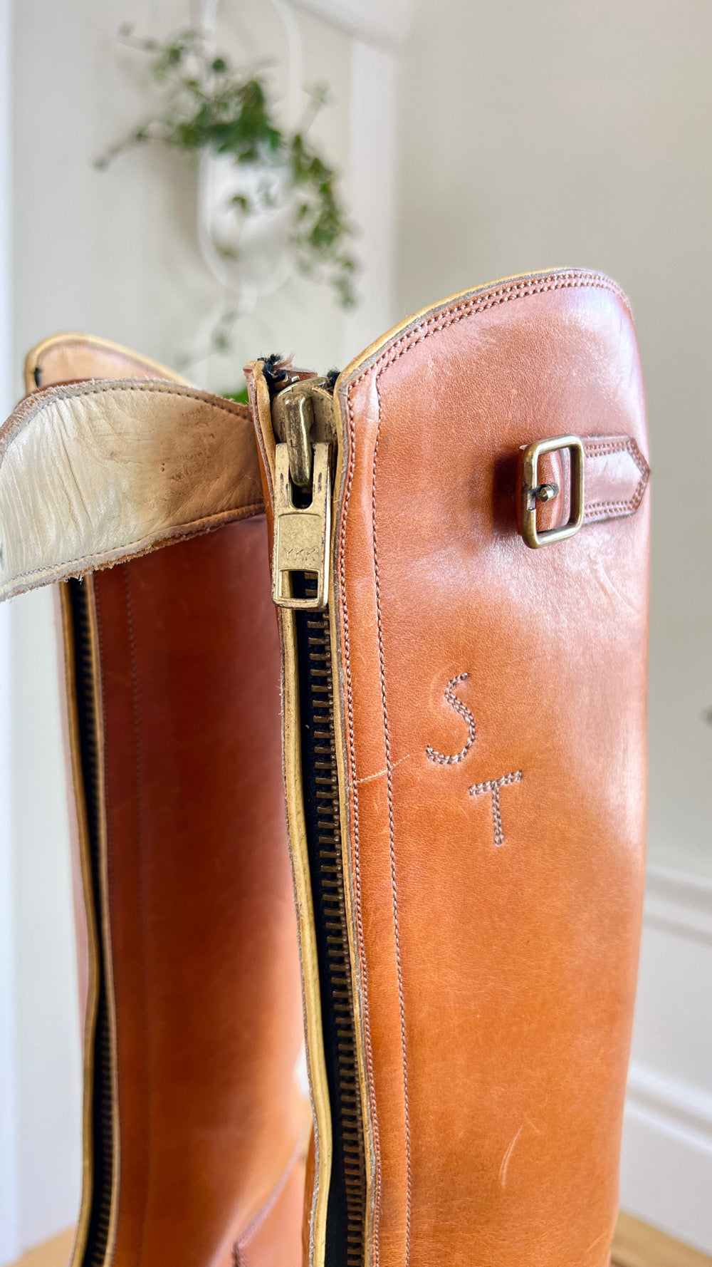 1970s Brown Leather Campus Boots | size US 7