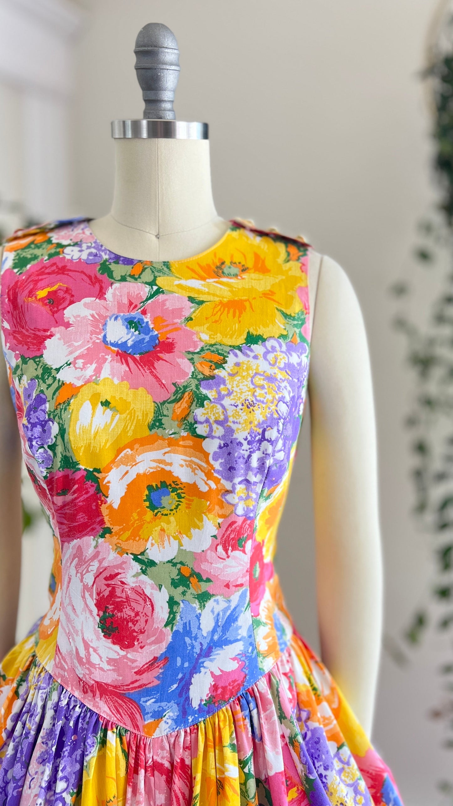 1980s Criss-Cross Back Sundress | small