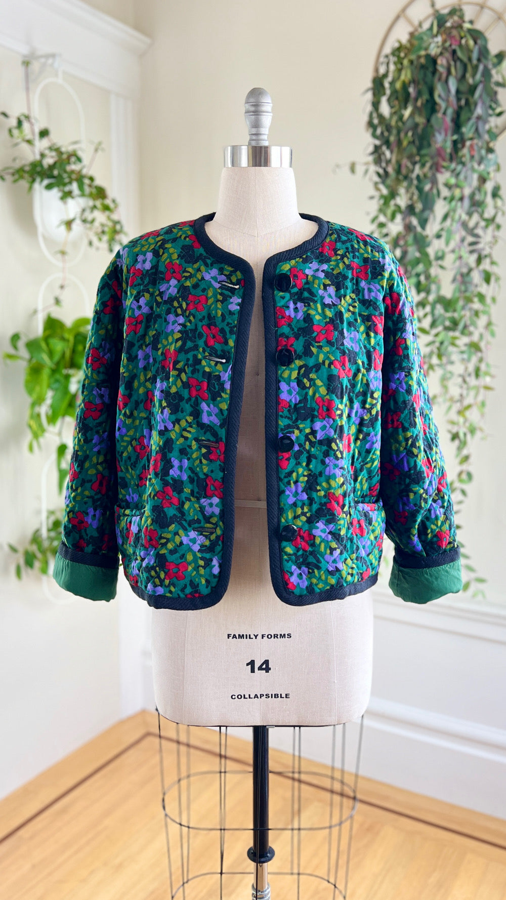 1980s GUY LAROCHE Quilted Bomber Jacket | x-large