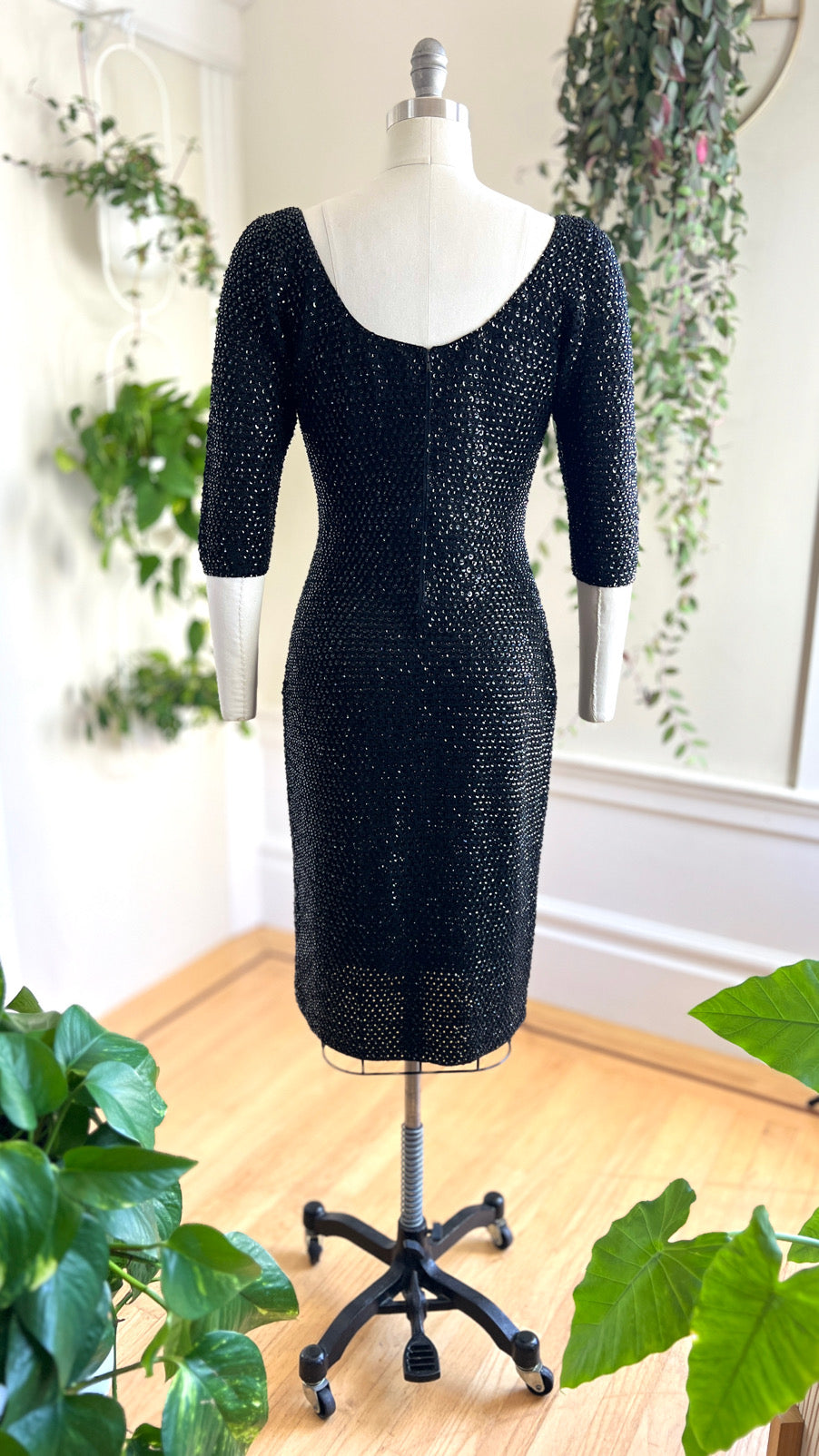 Vintage 1950s GENE SHELLY Sequin Knit Dress | small/medium Birthday Life Vintage Vintage 1950s GENE SHELLY Sequin Knit Dress | small/medium Birthday Life Vintage