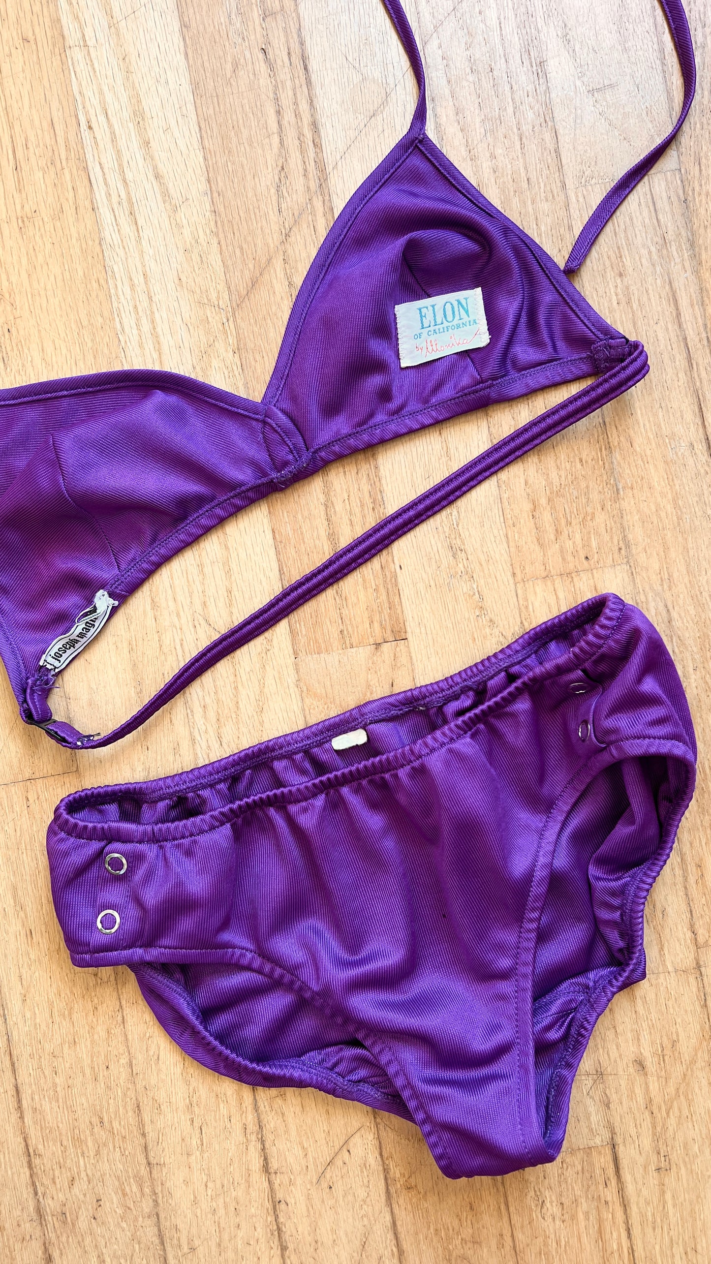 1970s Purple Bikini | x-small/small