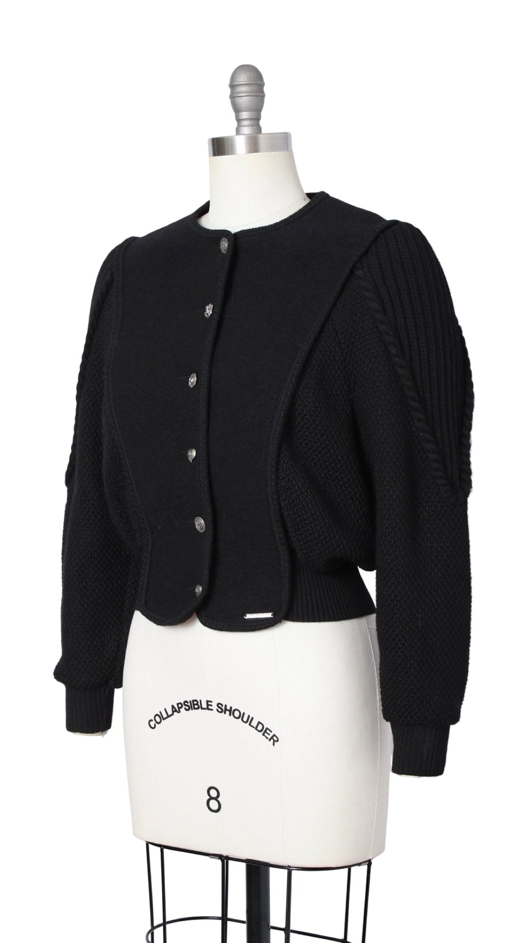 1980s does 1930s GEIGER Knit Wool Cardigan | medium/large