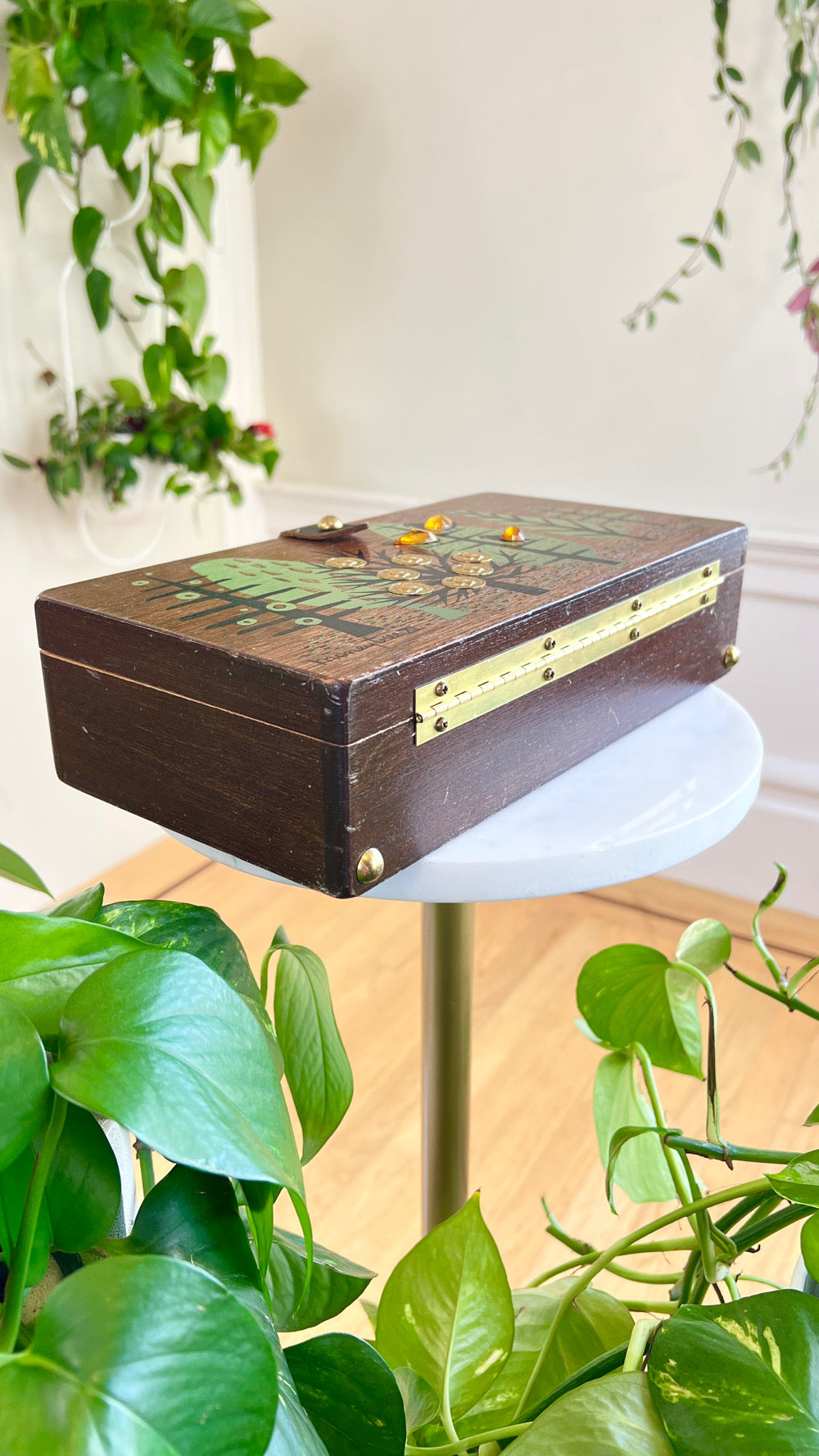 money tree box 1960s ENID COLLINS "Money Tree XI" Box Purse – Birthday Life Vintage