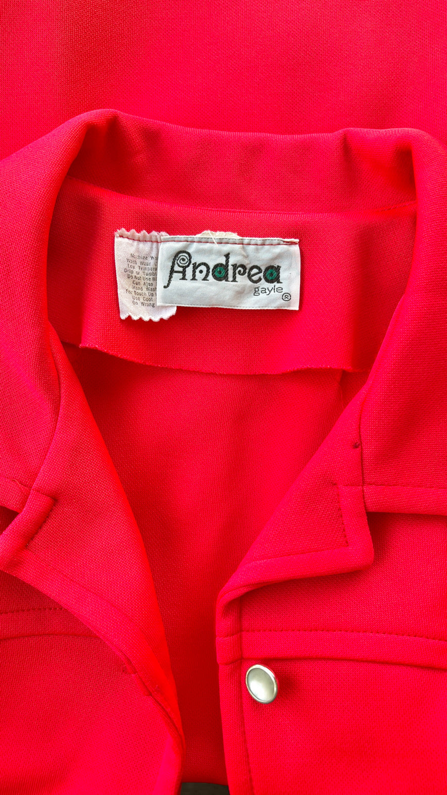 1970s Hot Pink Pant Suit | medium/large