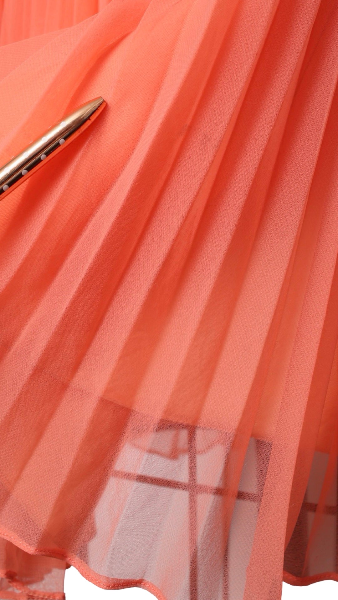 NEW | 1960s Ruffly Pleated Chiffon Party Dress | small/medium