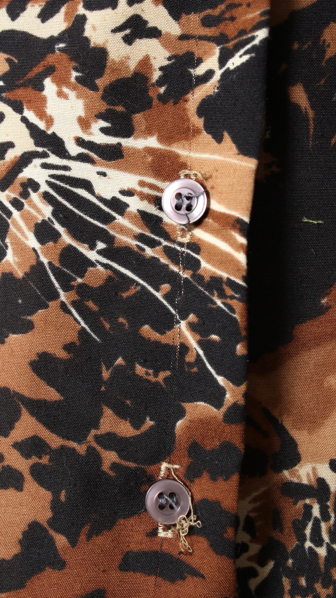 1980s Leopard Novelty Print Blouse | medium