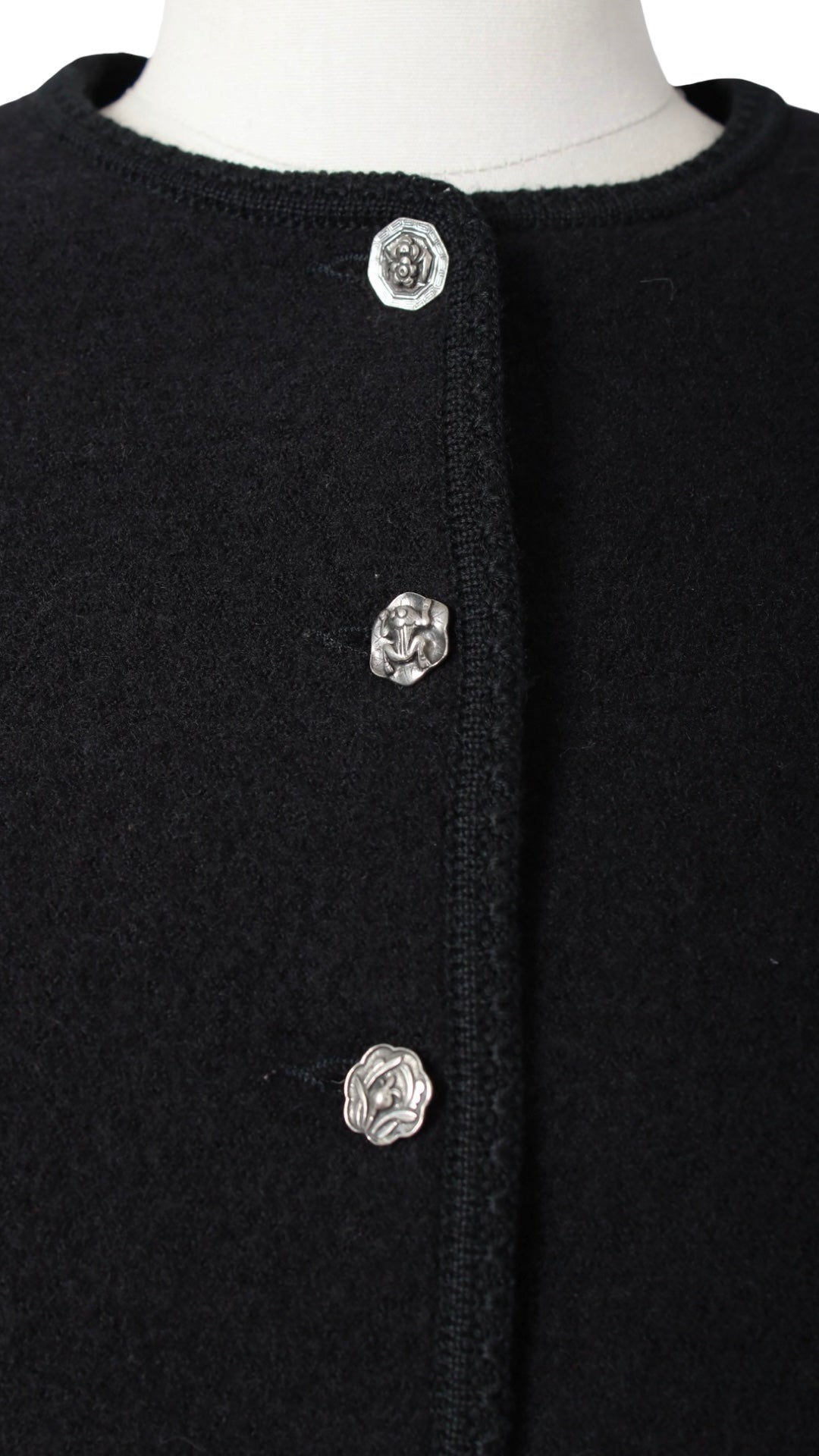 1980s does 1930s GEIGER Knit Wool Cardigan | medium/large