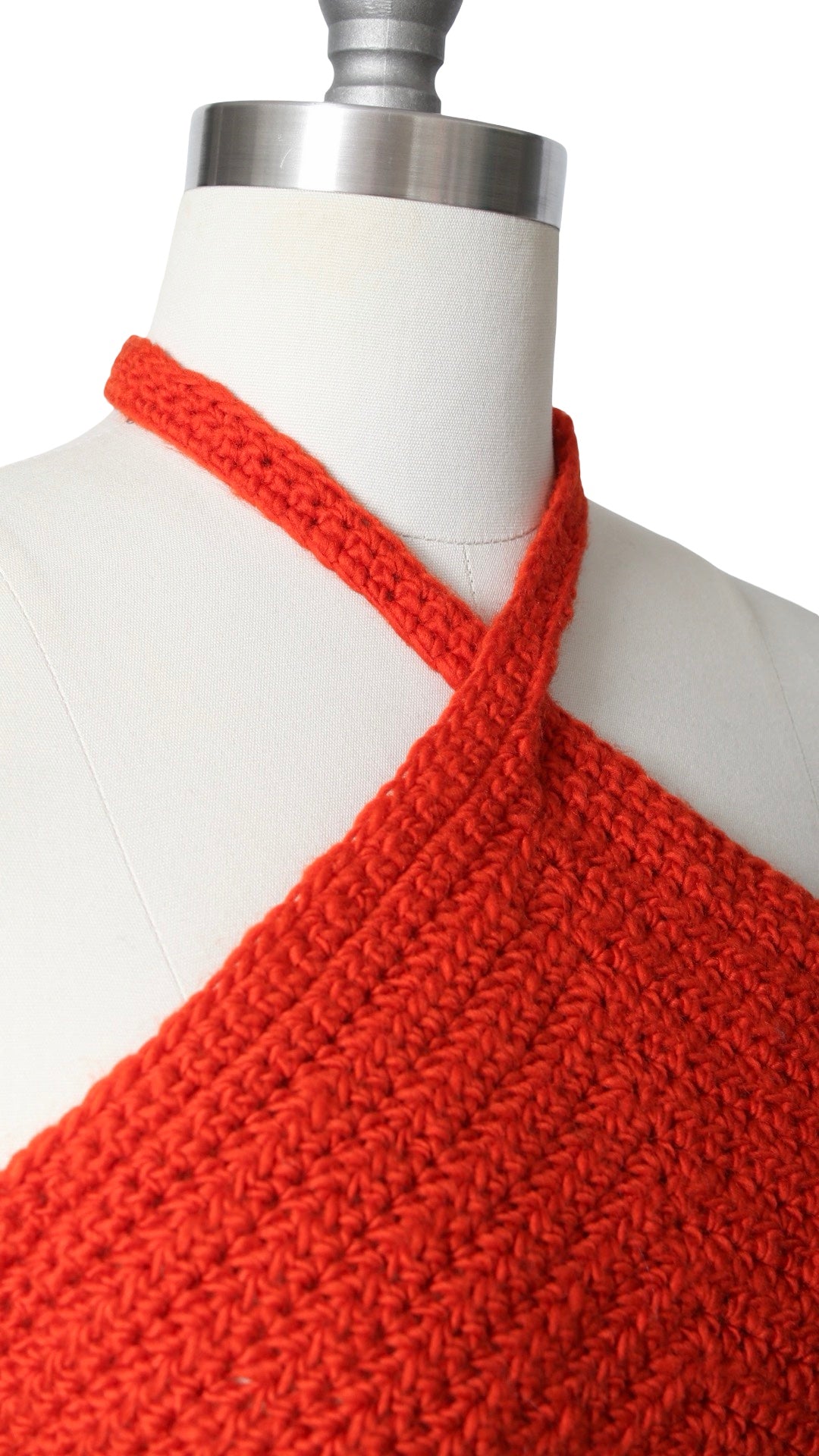 1970s Crocheted Halter Top | small/medium/large