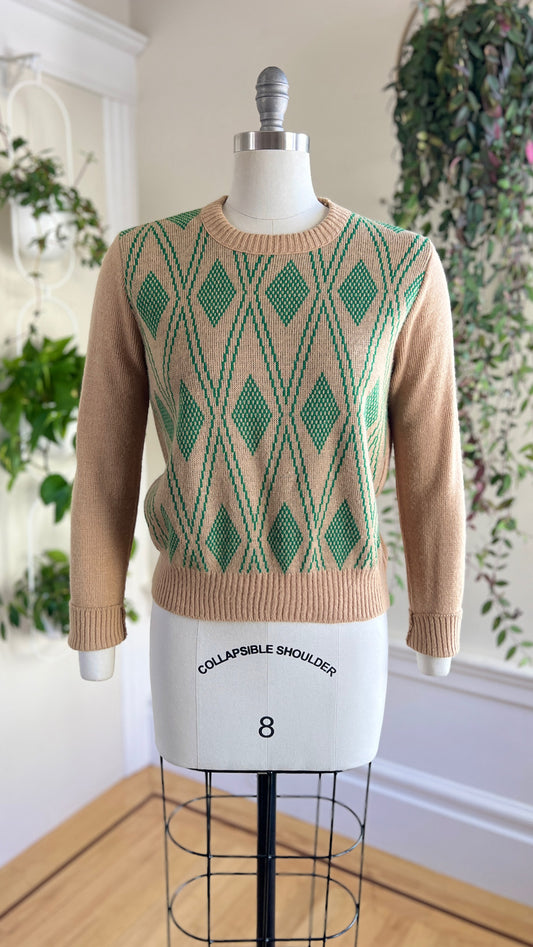 1970s Argyle Sweater | medium/large