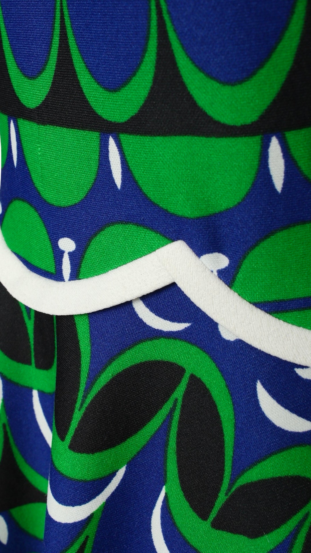 NEW | 1970s Op Art Skater Dress | medium