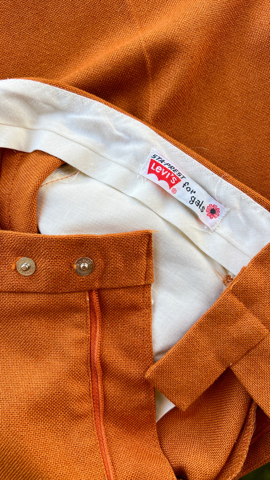 1970s LEVI’S Sta-Prest Pumpkin Pants | medium