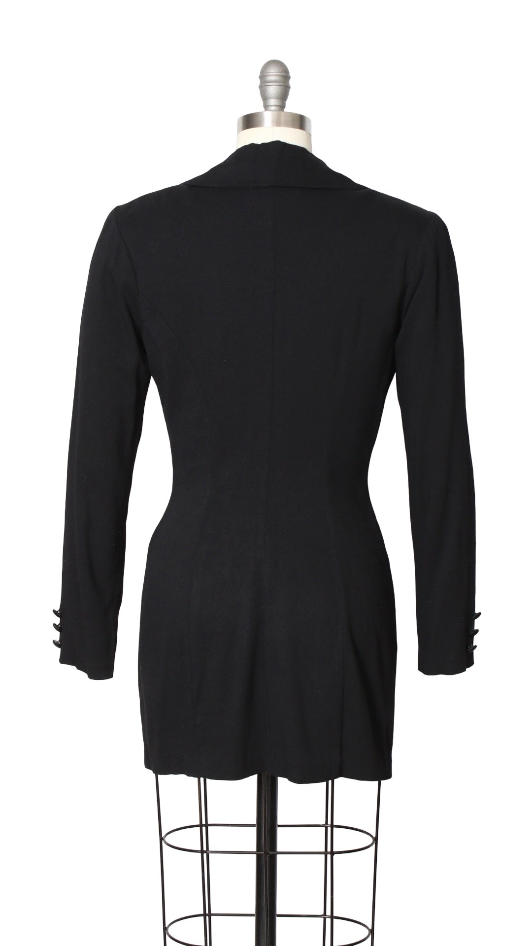 NEW | 1990s BETSEY JOHNSON Black Tuxedo Tailcoat Jacket | small/medium
