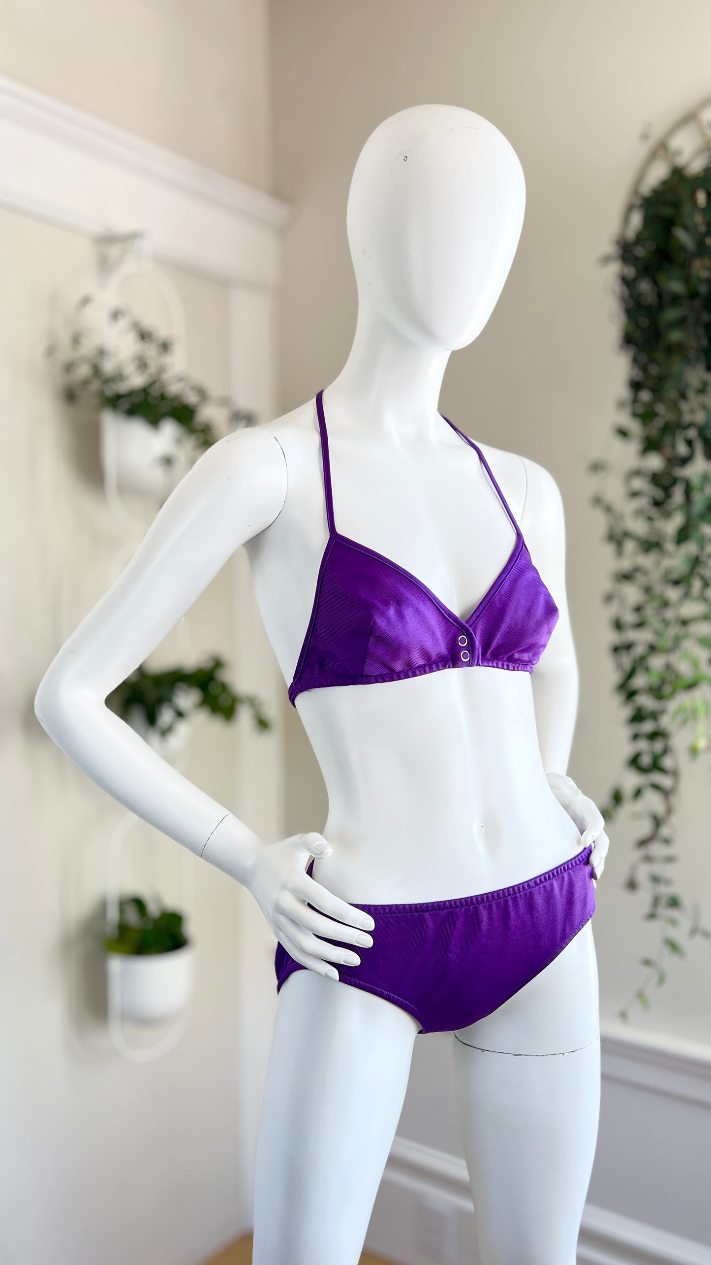 1970s Purple Bikini | x-small/small