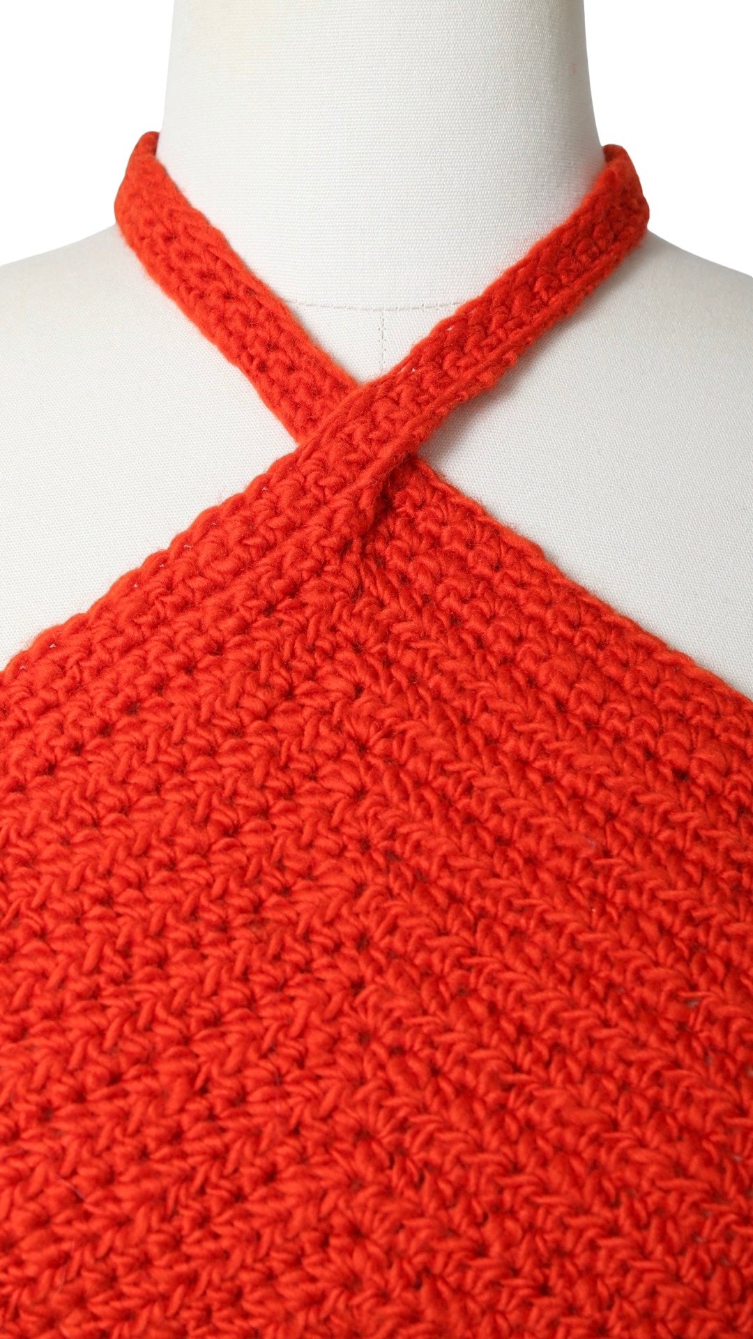 1970s Crocheted Halter Top | small/medium/large