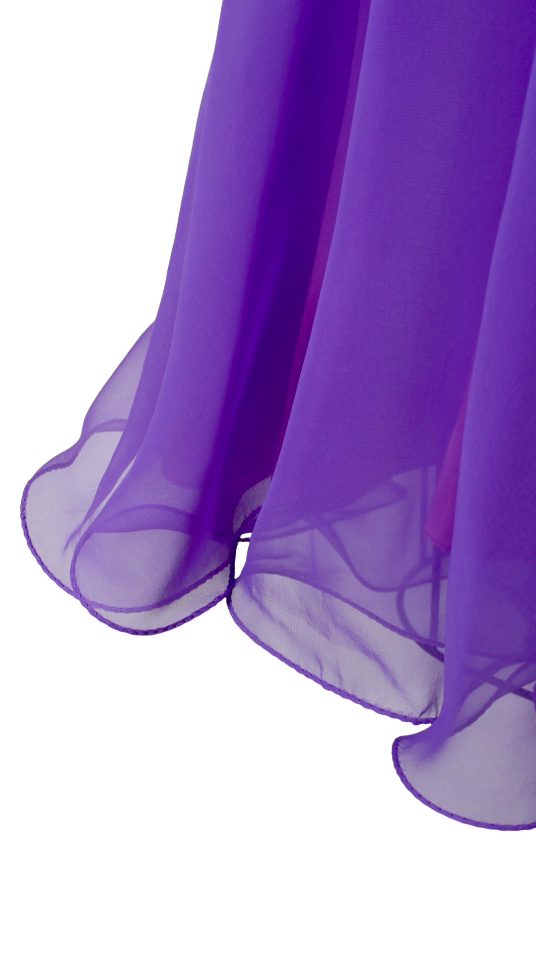 NEW | 1960s MISS ELLIETTE Purple Chiffon Party Dress