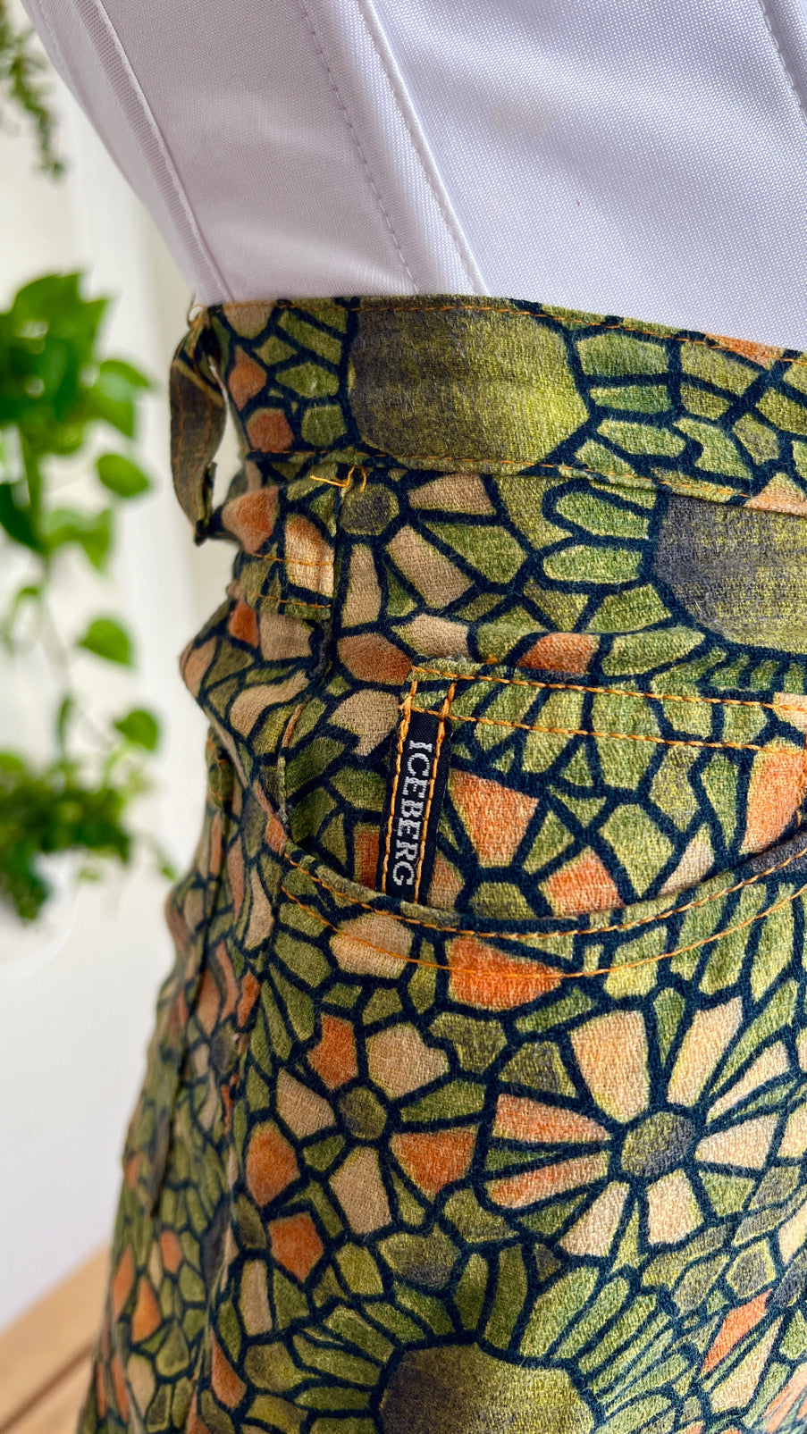 1990s Italian Stained Glass Jeans | medium