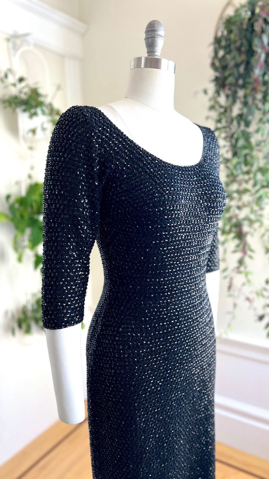 Vintage 1950s GENE SHELLY Sequin Knit Dress | small/medium Birthday Life Vintage Vintage 1950s GENE SHELLY Sequin Knit Dress | small/medium Birthday Life Vintage
