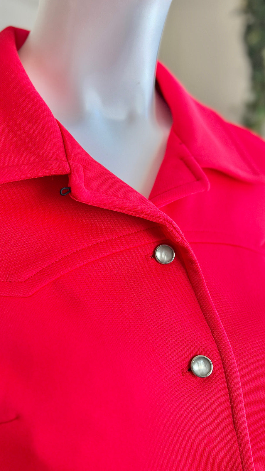 1970s Hot Pink Pant Suit | medium/large