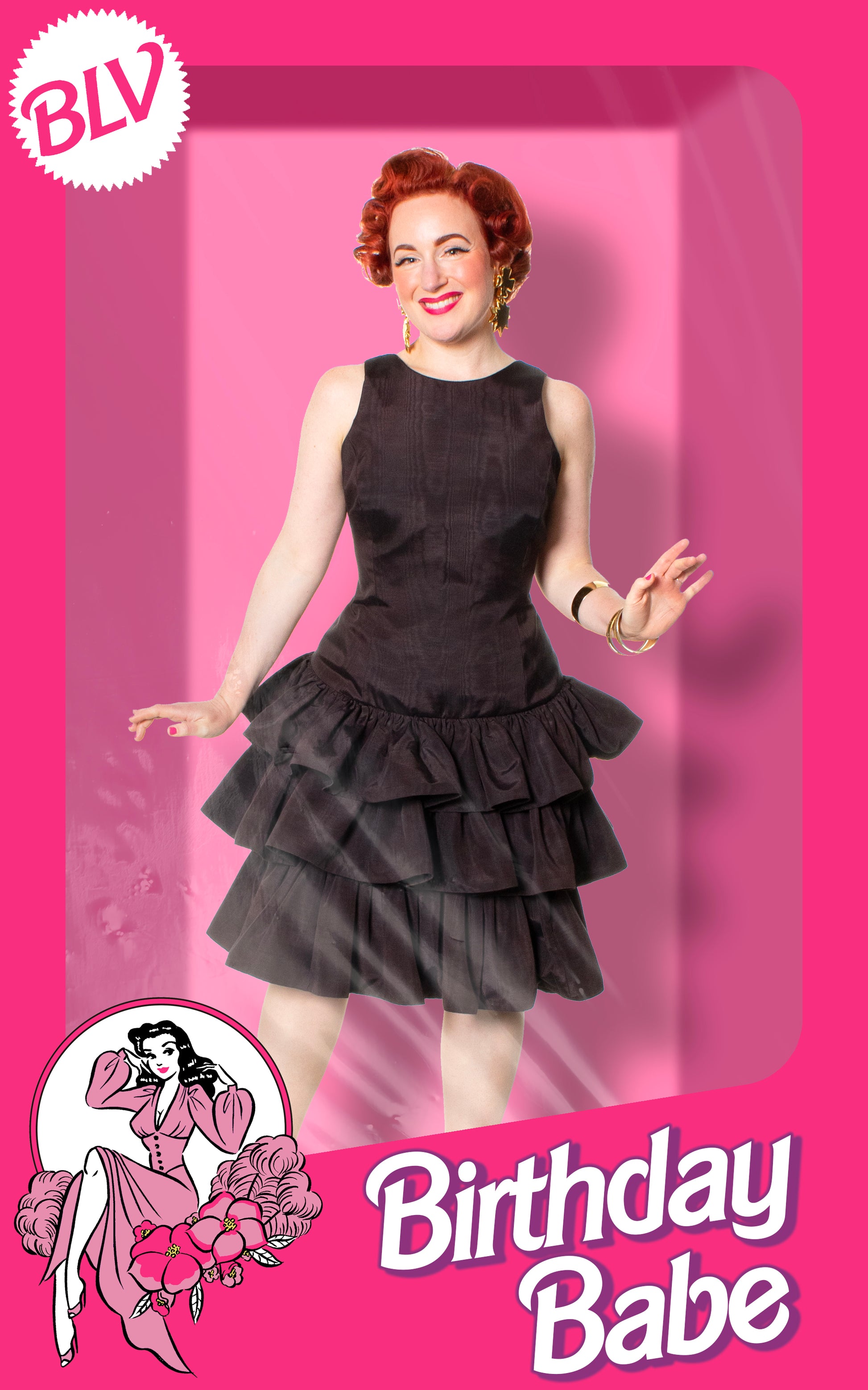 1980s LILLIE RUBIN Tiered Party Dress | small 1980s LILLIE RUBIN Tiered Party Dress | small