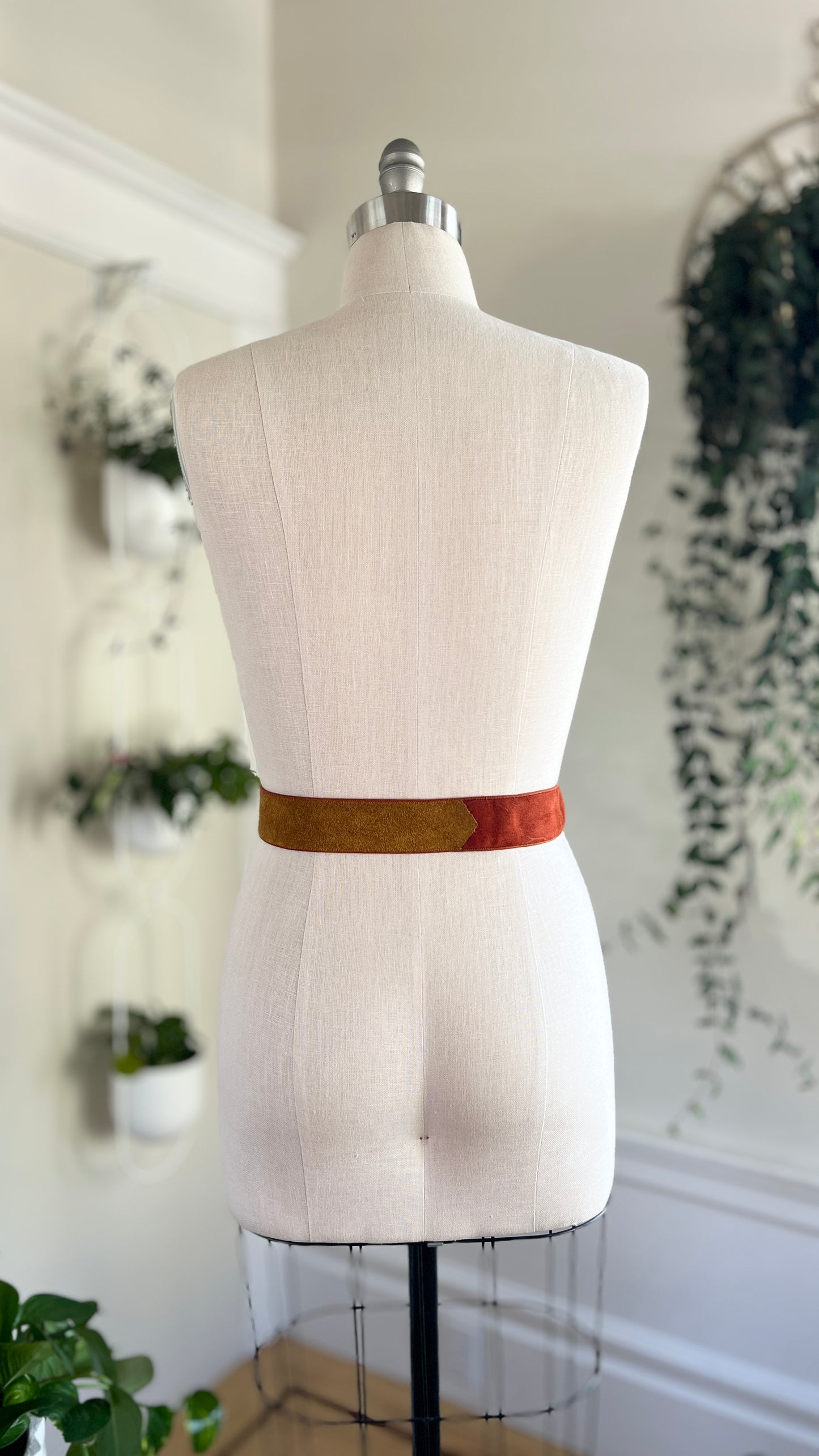 1970s Two-Tone Suede Belt | medium/large