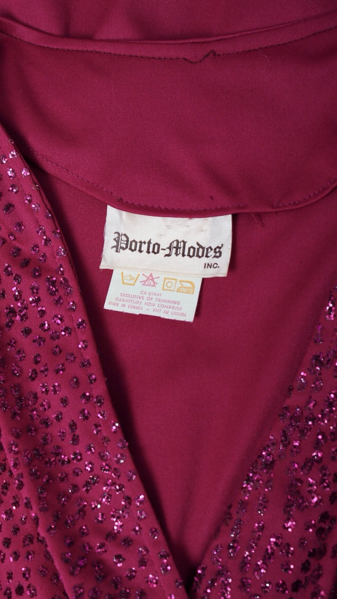 1970s Glitter Jersey Disco Dress | x-small/small